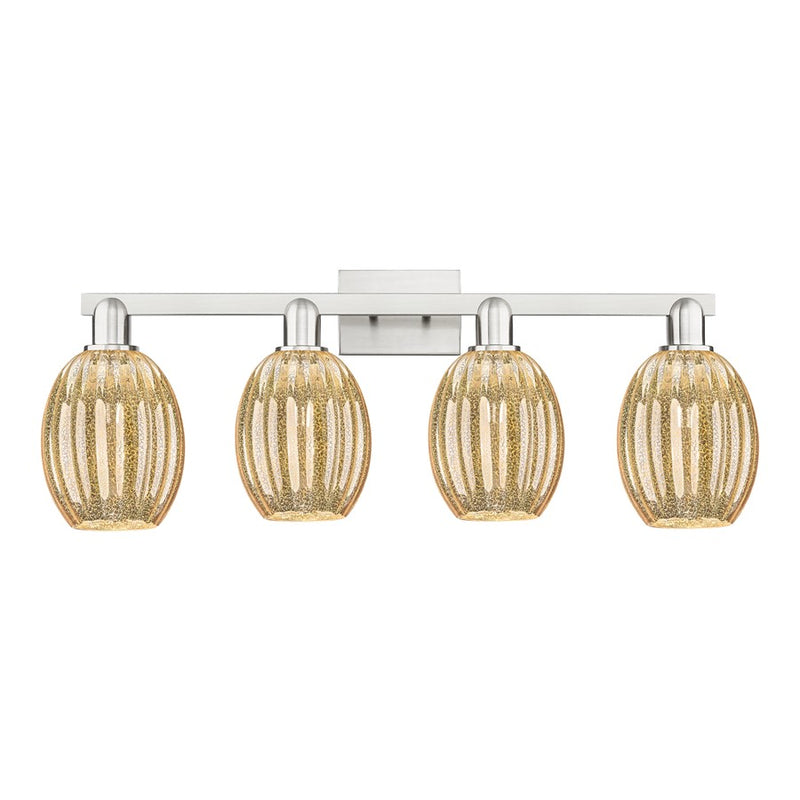 Innovations Preston 4Lt 36" Bell Bath, Satin Nickel/Mercury