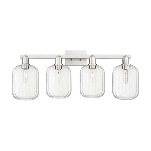 Innovations Preston 4Lt 36" Jar Bath, Satin Nickel/Clear