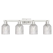 Innovations Bridal Veil 4Lt 32" Bath, Satin Nickel/Clear - 716-4W-SN-G559-5CL