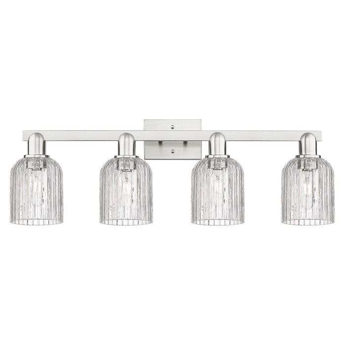 Innovations Bridal Veil 4Lt 32" Bath, Satin Nickel/Clear - 716-4W-SN-G559-5CL