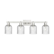 Innovations Bridal Veil 4Lt 32" Bath, Satin Nickel/Seed - 716-4W-SN-G559-5SDY