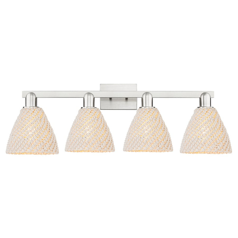 Innovations Natural Ballston Dome 4Lt 36" Bath, Satin Nickel/NF