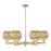Innovations Preston 6Lt 24" Globe Stem Chandelier, AB/MC - 716-6CR-AB-G458-7ME