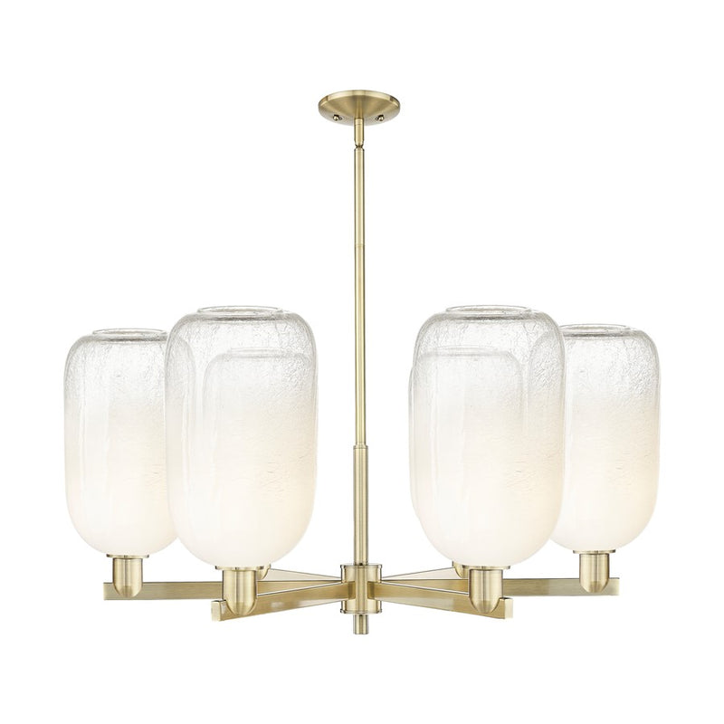 Innovations BH Cloche 6Lt 24" Stem Chandelier, AB/Opal - 716-6CR-AB-G482-7OP
