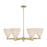 Innovations NB Dome 6Lt 24" Chandelier, AB/NF - 716-6CR-AB-NBD-75-NAT