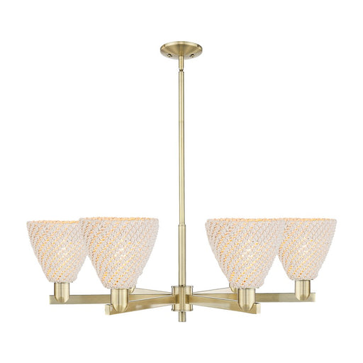 Innovations NB Dome 6Lt 24" Chandelier, AB/NF - 716-6CR-AB-NBD-75-NAT