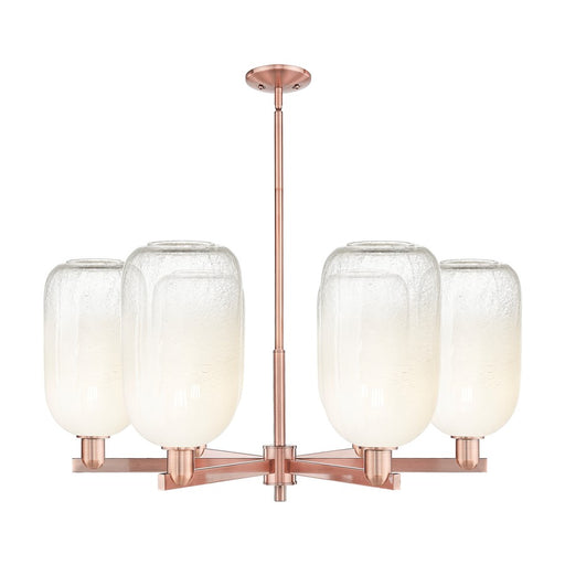 Innovations BH Cloche 6Lt 24" Stem Chandelier, CP/OP - 716-6CR-AC-G482-7OP
