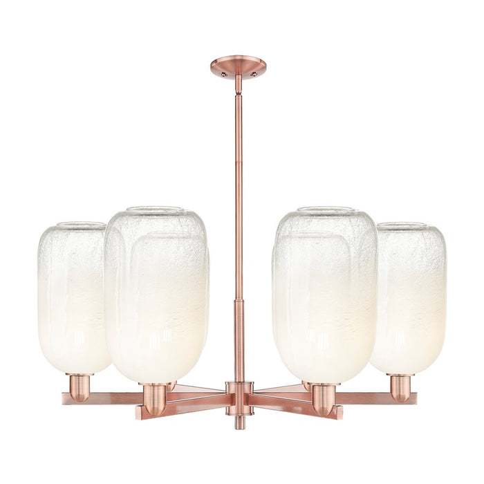 Innovations BH Cloche 6Lt 24" Stem Chandelier, CP/OP - 716-6CR-AC-G482-7OP