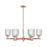 Innovations Bridal Veil 6Lt 35" Stem Chandelier, CP/Clear - 716-6CR-AC-G559-5CL