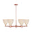 Innovations NB Dome 6Lt 24" Chandelier, CP/NF - 716-6CR-AC-NBD-75-NAT