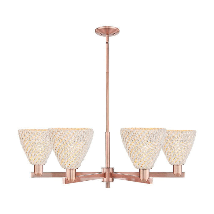Innovations NB Dome 6Lt 24" Chandelier, CP/NF - 716-6CR-AC-NBD-75-NAT