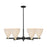 Innovations NB Dome 6Lt 24" Chandelier, BKS/NF - 716-6CR-BAB-NBD-75-NAT