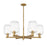 Innovations Preston 6Lt 24" Jar Stem Chandelier, BB/Clear - 716-6CR-BB-G460-7CL