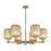 Innovations Preston 6Lt 24" Jar Stem Chandelier, BB/MC - 716-6CR-BB-G460-7ME