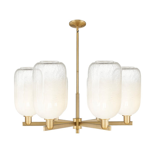 Innovations BH Cloche 6Lt 24" Stem Chandelier, BB/OP - 716-6CR-BB-G482-7OP