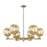 Innovations Preston 6Lt 24" Globe Stem Chandelier, CBZ/MC - 716-6CR-CB-G458-7ME