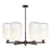 Innovations BH Cloche 6Lt 24" Stem Chandelier, BZ/Opal - 716-6CR-OB-G482-7OP