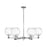 Innovations Preston 6Lt 24" Globe Stem Chandelier, CH/CL - 716-6CR-PC-G458-7CL
