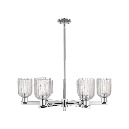 Innovations Bridal Veil 6Lt 35" Stem Chandelier, CH/CL - 716-6CR-PC-G559-5CL