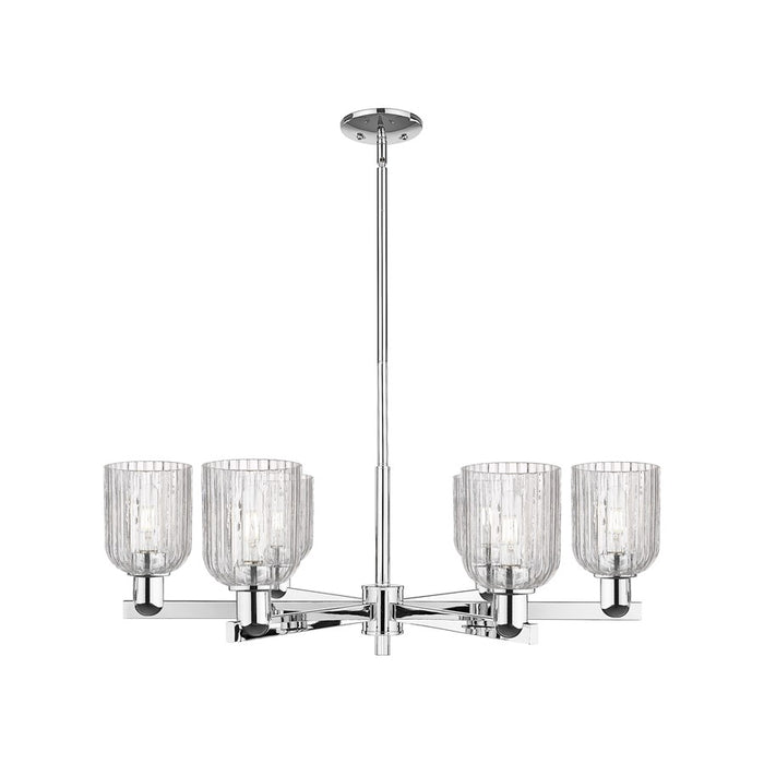 Innovations Bridal Veil 6Lt 35" Stem Chandelier, CH/CL - 716-6CR-PC-G559-5CL