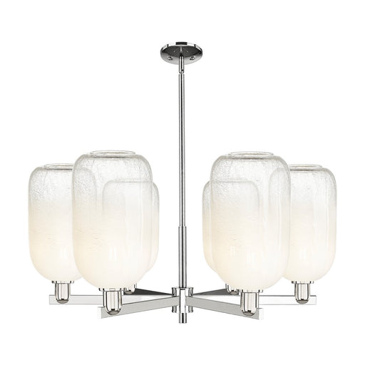 Innovations BH Cloche 6Lt 24" Stem Chandelier, PN/OP - 716-6CR-PN-G482-7OP