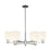 Innovations Bridal Veil 6Lt 35" Stem Chandelier, PN/GW - 716-6CR-PN-G559-5GWH