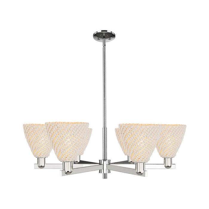 Innovations NB Dome 6Lt 24" Chandelier, PN/NF - 716-6CR-PN-NBD-75-NAT