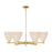 Innovations NB Dome 6Lt 24" Chandelier, GD/NF - 716-6CR-SG-NBD-75-NAT