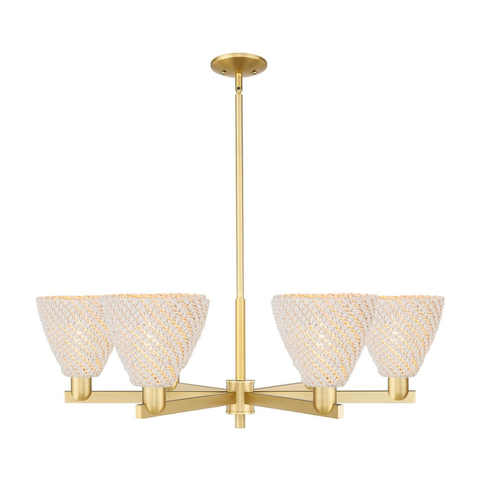 Innovations NB Dome 6Lt 24" Chandelier, GD/NF - 716-6CR-SG-NBD-75-NAT