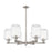 Innovations Preston 6Lt 24" Jar Stem Chandelier, SN/Clear - 716-6CR-SN-G460-7CL