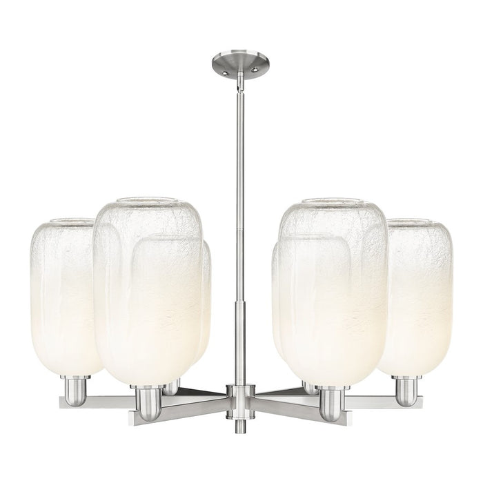 Innovations BH Cloche 6Lt 24" Stem Chandelier, SN/OP - 716-6CR-SN-G482-7OP