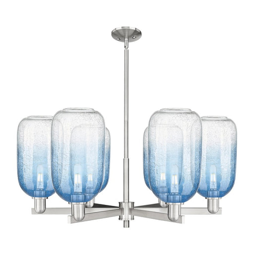 Innovations BH Cloche 6Lt 24" Stem Chandelier, SN/SB - 716-6CR-SN-G482-7SB