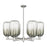Innovations BH Cloche 6Lt 24" Stem Chandelier, SN/SL - 716-6CR-SN-G482-7SL