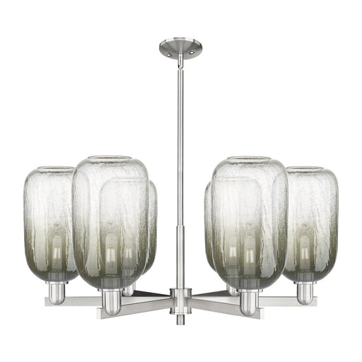 Innovations BH Cloche 6Lt 24" Stem Chandelier, SN/SL - 716-6CR-SN-G482-7SL