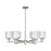 Innovations Bridal Veil 6Lt 35" Stem Chandelier, SN/Seed - 716-6CR-SN-G559-5SDY