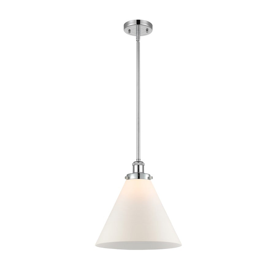 Innovations Cone 1 Light Mini Pendant, Chrome/Matte White - 916-1S-PC-G41-L