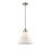 Innovations Cone 1 Light Mini Pendant, Nickel/Matte White - 916-1S-SN-G41-L