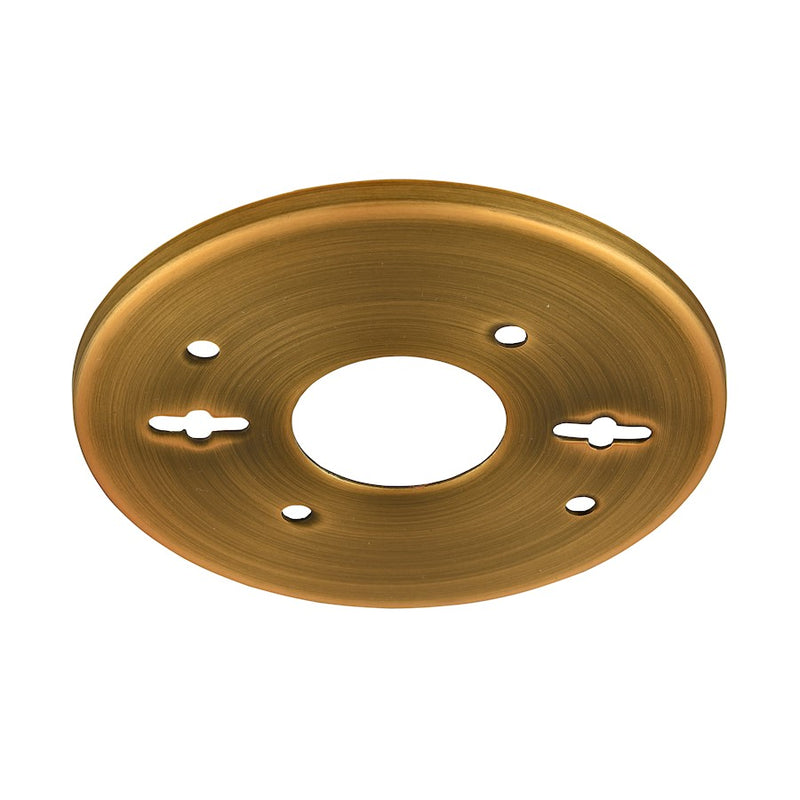 Innovations 5" Universal Vanity Plate in Brushed Brass