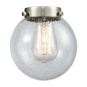 Innovations Beacon 6in 1-Light Glass Pendant | Industrial Seeded Glass and Seedy Sphere | Kitchen Island & Dining Room | 6 x 6 x 6 in | Model G204-6