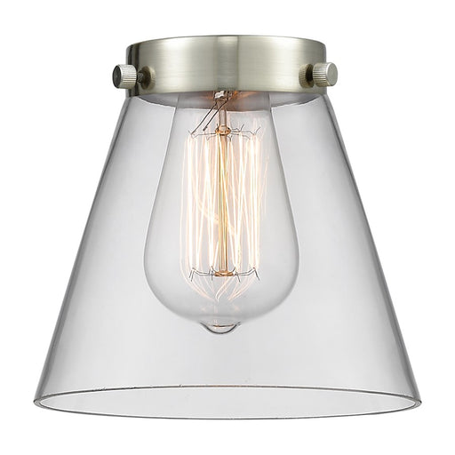 Innovations Small Cone 6in Glass Shade | Industrial Clear Glass | Pendant & Chandelier Accent | 6 x 6 in | Model G62
