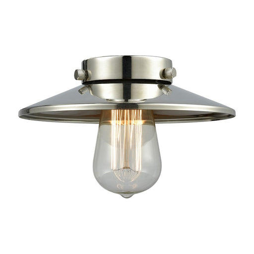Innovations M1-PN Light Railroad 8 inch Metal Shade, Polished Nickel