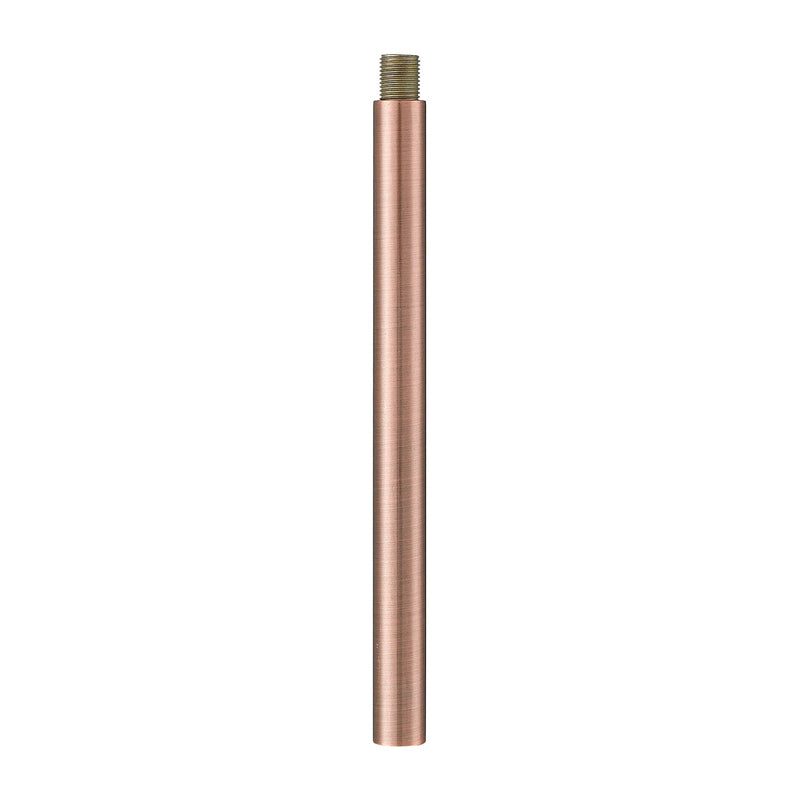 Innovations Stem Collection 6in Threaded Replacement Stem | Transitional Antique Copper Steel | Pendant & Chandelier Extension | 6 in | Model ST-6-AC
