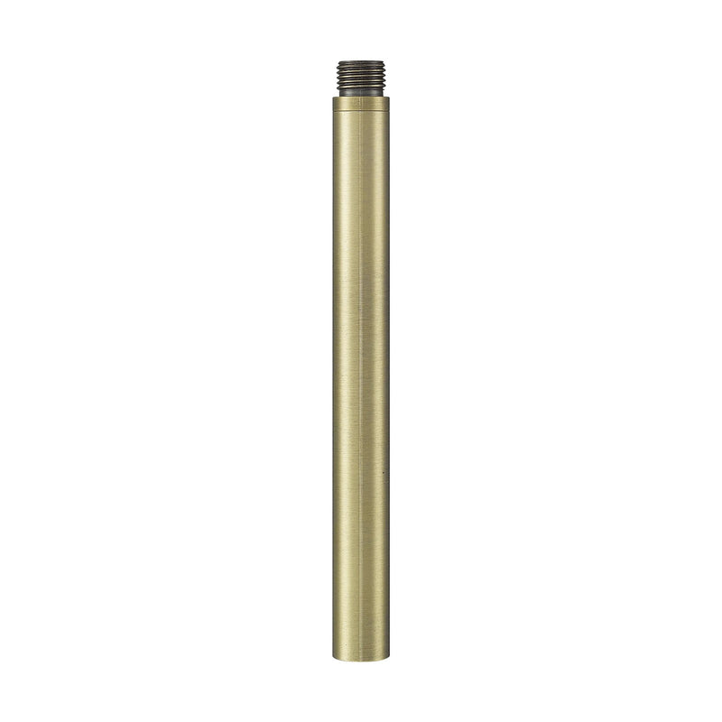 Innovations Lighting ST-6M-AB 6in Threaded Replacement Stems | Transitional Antique Brass | Damp-Rated Light Fixture Accessory | Model ST-6M-AB