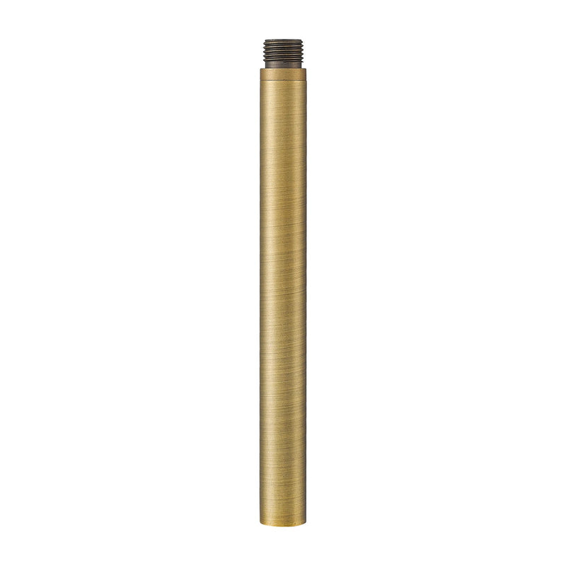 Innovations Lighting ST-6M 6in Threaded Replacement Stem | Brushed Brass Steel | Pendant & Chandelier Extension | 0.75 x 6 in | Model ST-6M-BB