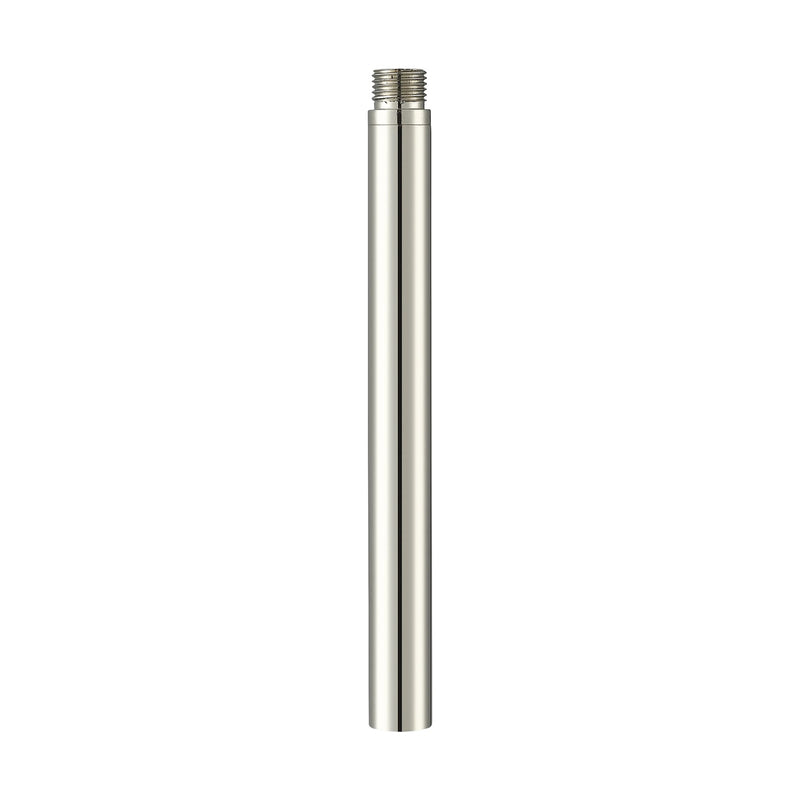 Innovations ST-6M-PN 6in Polished Nickel Threaded Stem | Transitional Steel Replacement Part | Pendant & Chandelier Extension | Model ST-6M-PN