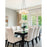 Justice Design Alabaster Rocks! 3 Light Globe Pendant, Brass