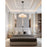 Justice Design Alabaster Rocks! 3 Light Globe Pendant, Black
