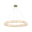 Justice Evolv LumenAria Medley 42" LED Ring Pendant, BS/AB - ALR-8226-BRSS