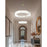 Justice Evolv LumenAria Medley 42" LED Ring Pendant, BS/AB
