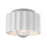 Justice Design Radiance 1Lt Gear Ceramic Flush Mount, Gloss White - CER-6183-WHT